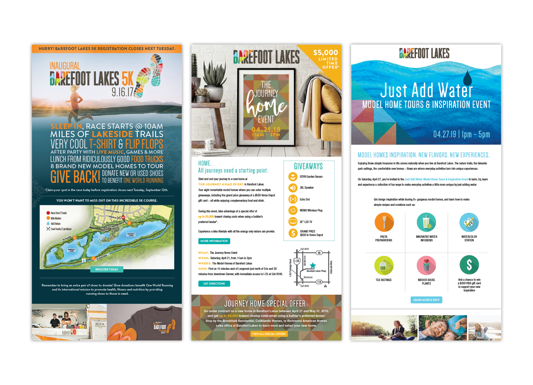 Barefoot Lakes - Website