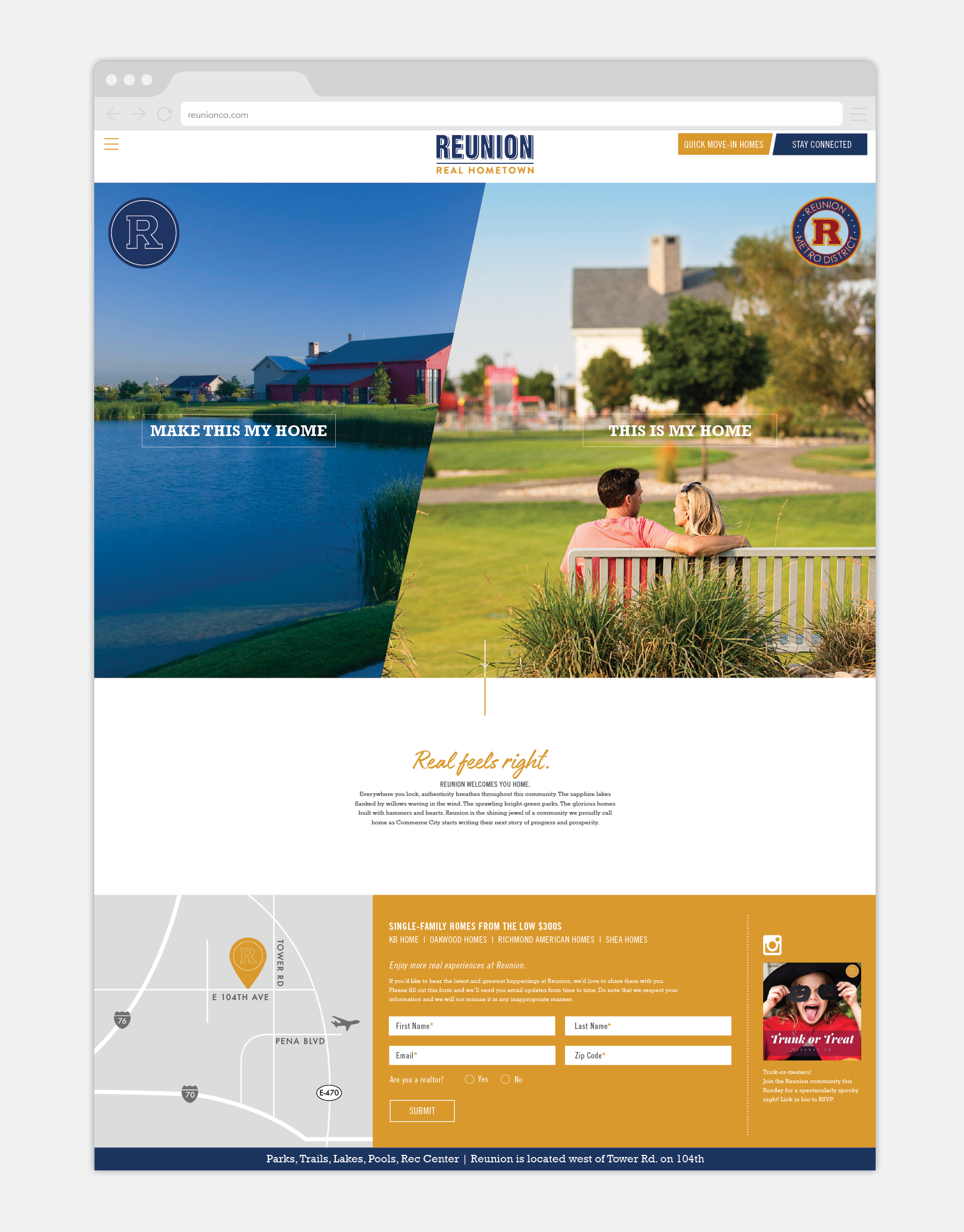 Reunion - Website